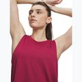 Women's training shirt Under Armour Tech Tank Solid claret/ox blood 3