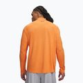 Men's sweatshirt Under Armour Tech Textured 1/2 Zip LS outrageous orange/black 2