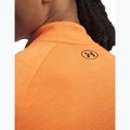 Men's sweatshirt Under Armour Tech Textured 1/2 Zip LS outrageous orange/black 3