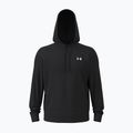 Men's sweatshirt Under Armour Flex Fleece Hoodie ultimate black/white