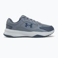 Men's training shoes Under Armour Edge Leather gravel/blue fog/blackout navy 2