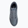 Men's training shoes Under Armour Edge Leather gravel/blue fog/blackout navy 5