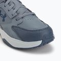 Men's training shoes Under Armour Edge Leather gravel/blue fog/blackout navy 7