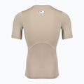 Men's training shirt Under Armour HG Armour Comp timberwolf taupe/white 2