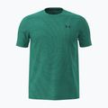 Men's training shirt Under Armour Vanish Seamless Novelty SS Geode Green/Ultimate Black