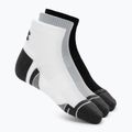 Socks Under Armour Perf Tech Qtr 3 pack mod gray/white/jet gray
