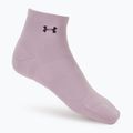 Women's socks Under Armour Vanish 3 Pack mauve pink/titanium/purple echo 2