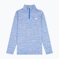 Children's sweatshirt New Balance Athletics Quarter Zip Funnel blue gemstone 6