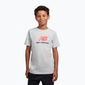 Children's T-shirt New Balance Jersey Stacked Logo Tee athletic grey heather