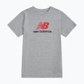 Children's T-shirt New Balance Jersey Stacked Logo Tee athletic grey heather 6