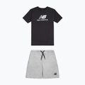 Children's set New Balance Stacked Logo Tee & FT Short nb caviar 8