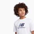 Children's set New Balance Stacked Logo Tee & FT Short nb bright white 5