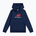 Children's sweatshirt New Balance BB Stacked Logo Hoodie nb navy