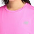 Women's running top New Balance Essentials pink heat 4