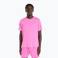 Men's T-shirt New Balance Athletics Run pink heat heather