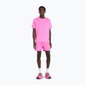 Men's T-shirt New Balance Athletics Run pink heat heather 2