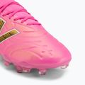 Football boots New Balance Tekela Elite Low V5 FG pink heat/metallic gold/pink satin 7