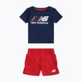 Children's set New Balance Contrast Athletic Tee & Nylon Short nb navy