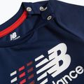 Children's set New Balance Contrast Athletic Tee & Nylon Short nb navy 4