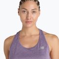 Women's T-shirt New Balance Athletics Tank candied violet heather 4