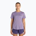 Women's T-shirt New Balance Athletics candied violet heather