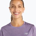 Women's T-shirt New Balance Athletics candied violet heather 5