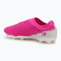 Children's football boots New Balance Furon Team V8 FG pink heat/sea salt/gold metallic 3