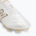 Football boots New Balance Elite V3 FG sea salt multi/gold metallic 7