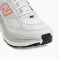 Women's running shoes New Balance 1080's V15 103 white/pink heat/tangerine heat 7