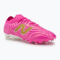 Football boots New Balance Tekela Pro Low V5 FG pink heat/metallic gold/pink satin