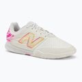 Football boots New Balance Furon Pro V8 IN pink heat/sea salt/gold metallic