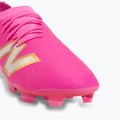Football boots New Balance Furon Elite V8 SG pink heat/sea salt/gold metallic 7