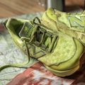 Women's running shoes New Balance Fresh Foam X Hierro V9 afterglow/mosaic green 10