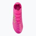 Football boots New Balance Tekela Team Low V5 FG pink heat/metallic gold/pink satin 5