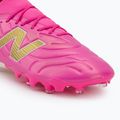 Football boots New Balance Tekela Team Low V5 FG pink heat/metallic gold/pink satin 7