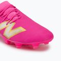 Football boots New Balance Furon Pro V8 FG pink heat/sea salt/gold metallic 7