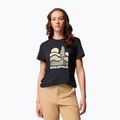 Women's trekking T-shirt Columbia Ruby Springs Graphic Fitted black/get hiked