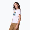 Women's trekking T-shirt Columbia Ruby Springs Graphic Fitted white/get hiked 4