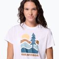 Women's trekking T-shirt Columbia Ruby Springs Graphic Fitted white/get hiked 5
