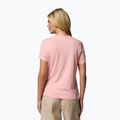 Women's trekking T-shirt Columbia Ruby Springs Graphic Fitted pink sand/get hiked 3