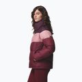Women's insulated jacket Columbia Puffect II Colorblock rich wine/eraser pink/moonvista 4