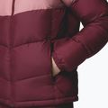 Women's insulated jacket Columbia Puffect II Colorblock rich wine/eraser pink/moonvista 6
