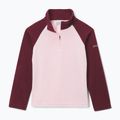 Children's fleece sweatshirt Columbia Glacial Fleece satin pink/rich wine