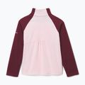 Children's fleece sweatshirt Columbia Glacial Fleece satin pink/rich wine 2