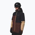 Men's snowboard jacket Columbia Coreshot tobacco/black/canoe 4