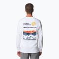 Men's sweatshirt Columbia Explorers Canyon white/branded blanket 3