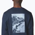Men's sweatshirt Columbia Explorers Canyon collegiate navy branded blanket 5