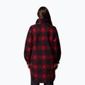 Women's shirt Columbia Wildbest Venture Long Fleece Coat mountain red blurred ombre 3