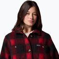 Women's shirt Columbia Wildbest Venture Long Fleece Coat mountain red blurred ombre 5