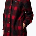 Women's shirt Columbia Wildbest Venture Long Fleece Coat mountain red blurred ombre 6